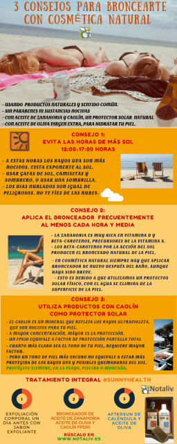 bronceado natural protector solar