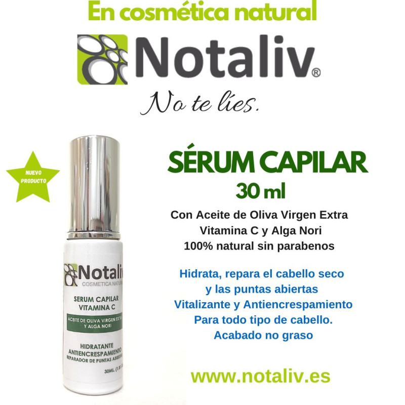 Sérum capilar vitamina C y Alga Nori 30 ml