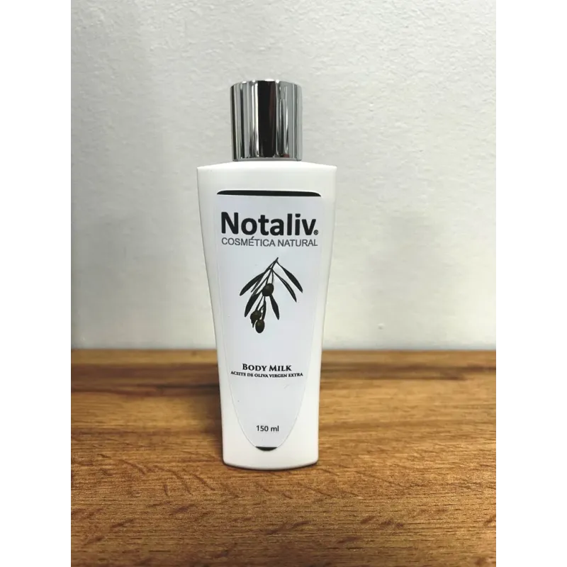 Body milk con aceite de oliva virgen extra.