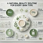 Rutina de belleza con cosmética natural